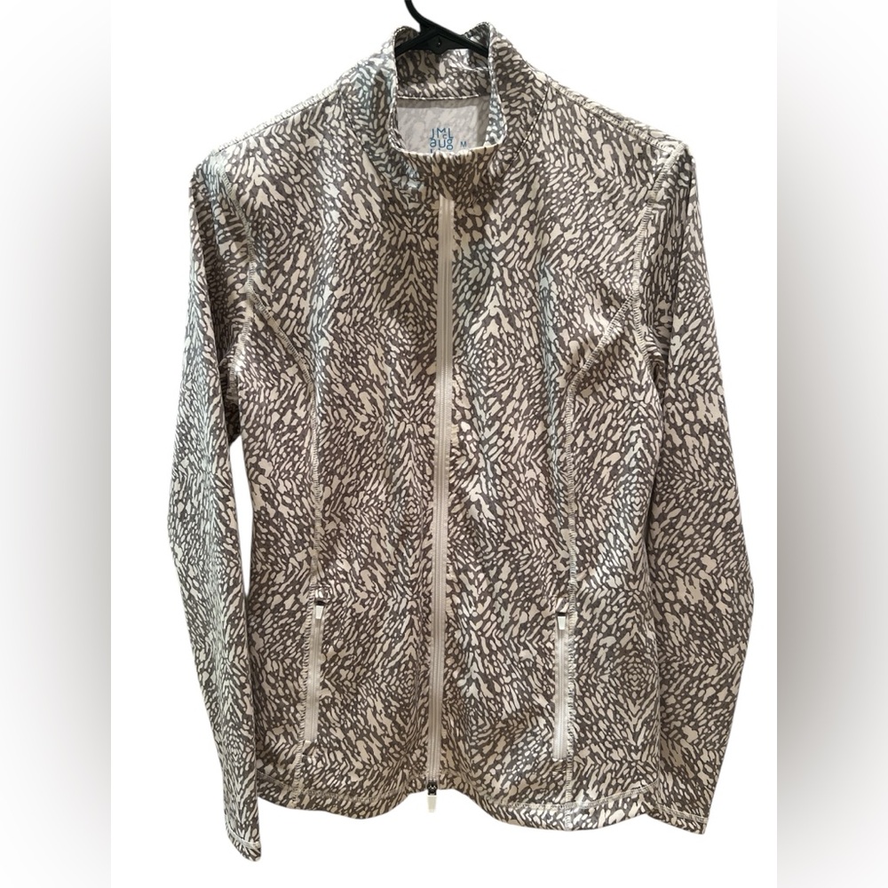 J MCLAUGHLIN | Billie outerwear jacket size Medium Acadia Beatriz spot gray